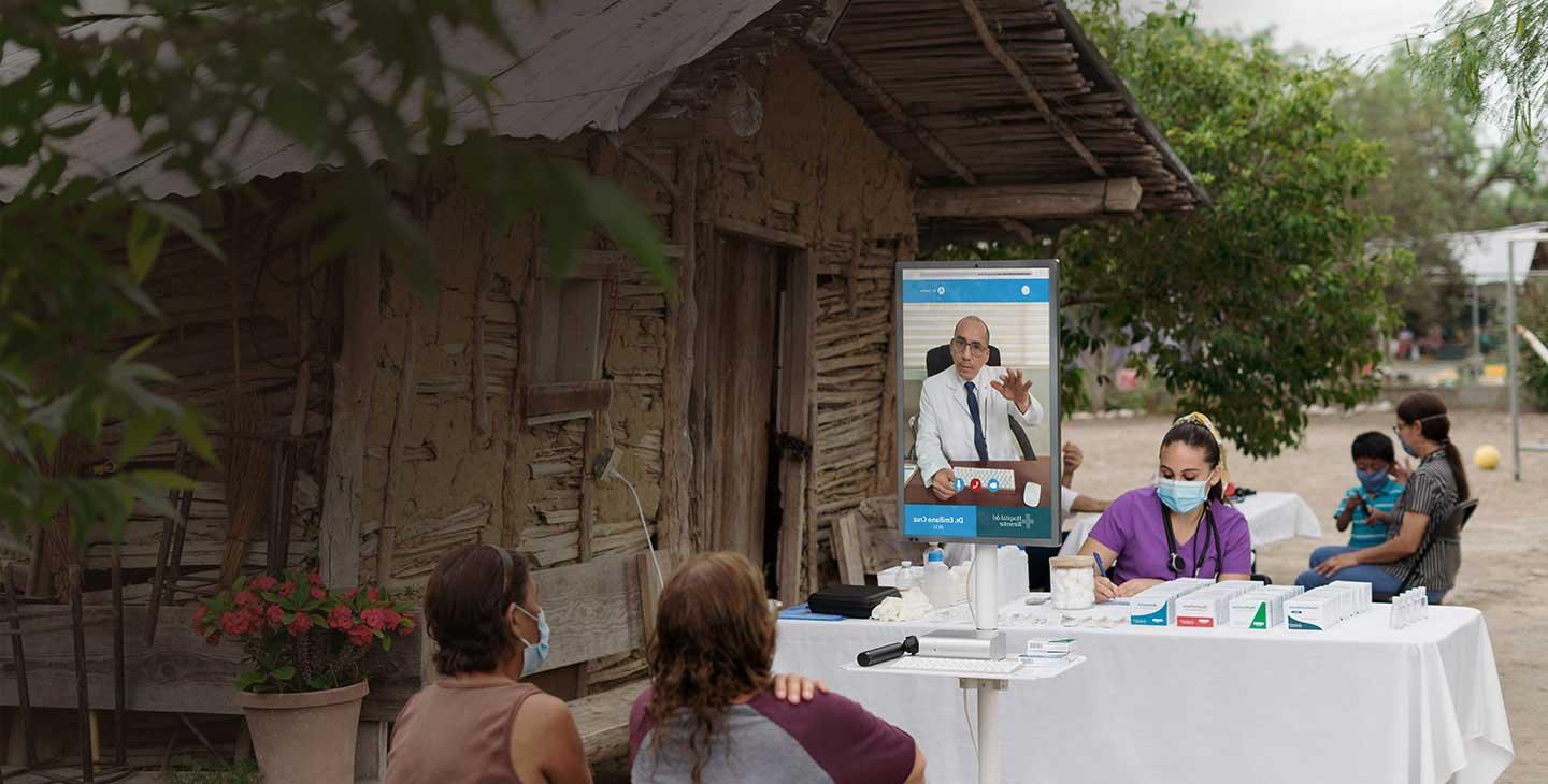 Viasat connecting the unconnected  to improve healthcare in a rural village